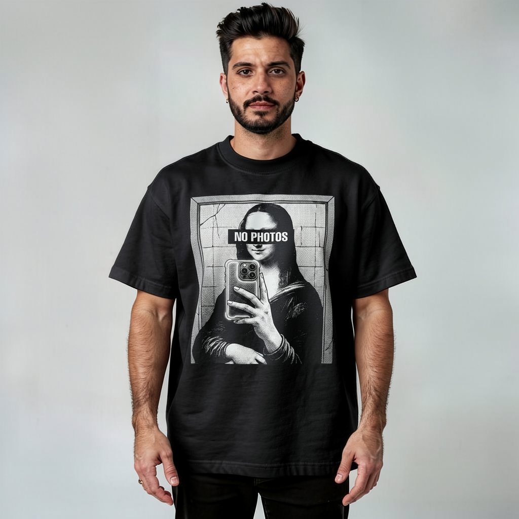 Image of Playera cuello redondo: No photos (+ 4,000 BOLETOS)