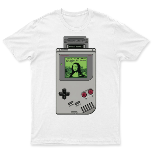 Playera: Mona Lisa x Gameboy